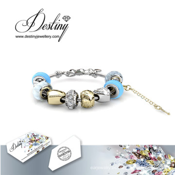 Destino joyería cristal de Swarovski Mylady encanto pulsera de cuentas